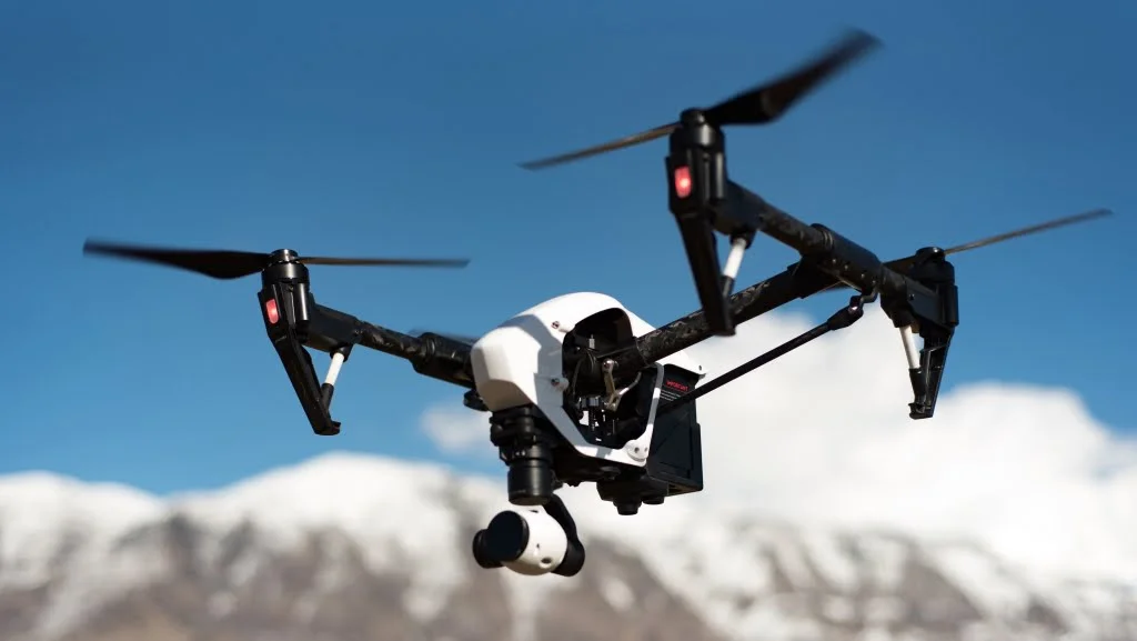Drone Hire Blog: Drone Flying Mountain Location 