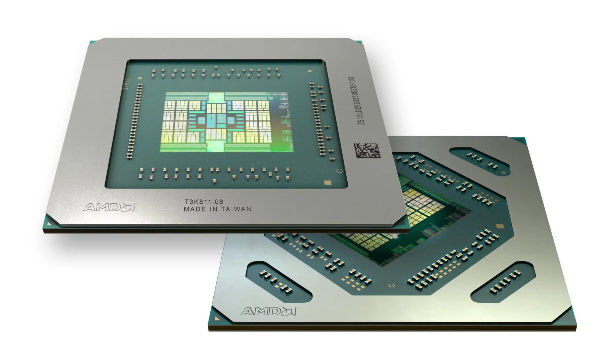 A cgi render of the new navi chip