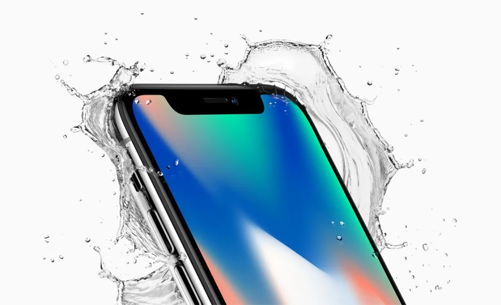 iPhone X Water Splash 